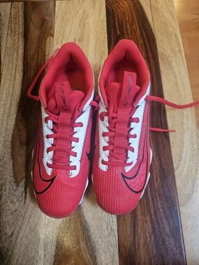 Nike Vapor Red & White Cleats